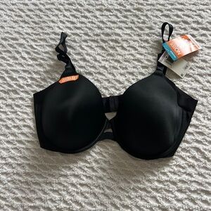 NWT - Warner's Women's No Side Effects Underarm-Smoothing Comfort Underwire Ligh